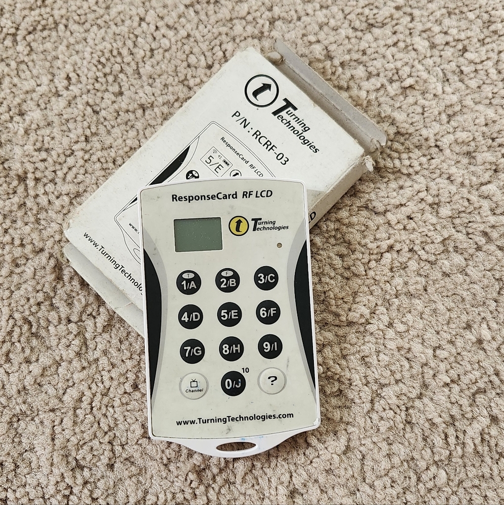 Turning Technologies ResponseCard RF LCD
